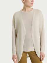 Cardigan in Crêpe Lurex Bianchi Donna - Ragno