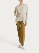 Cardigan in Crêpe Lurex Bianchi Donna - Ragno