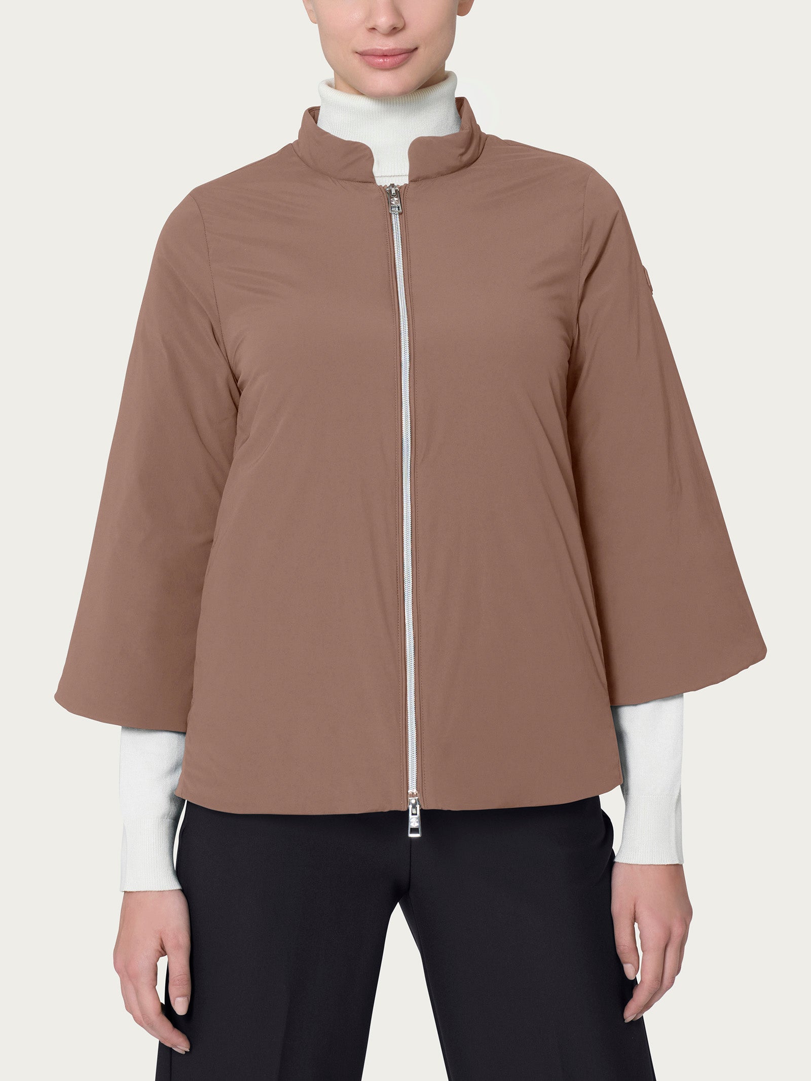 Piumerino 100 grammi con manica 3/4 imbottito in lana Pine Bark