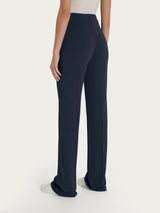 Pantalone ampio in Crêpe Satin Blu Donna - Ragno