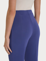 Pantalone ampio in Crêpe Satin Blu Donna - Ragno