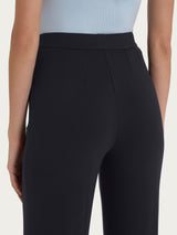 Pantalone ampio con tasche in jersey di viscosa crêpe Neri Donna - Ragno