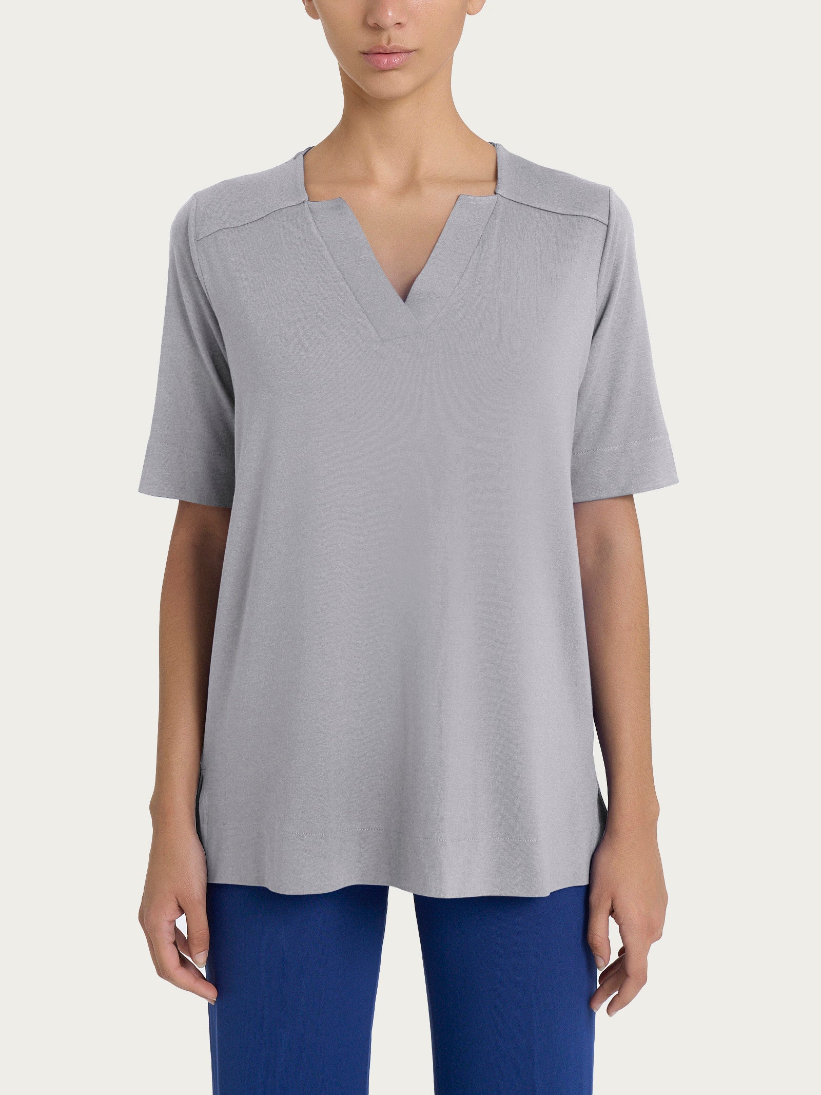 maglietta-con-scollo-a-v-in-jersey-di-viscosa-cr-pe-ultimate-gray-ragno
