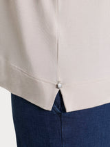 Maglietta con scollo a V in Viscosa Summer Bianchi Donna - Ragno