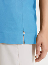 Maglietta con scollo a V in Viscosa Summer Azzurri Donna - Ragno
