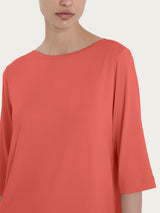 Maglietta con manica 3/4 in misto viscosa Rosa Donna - Ragno