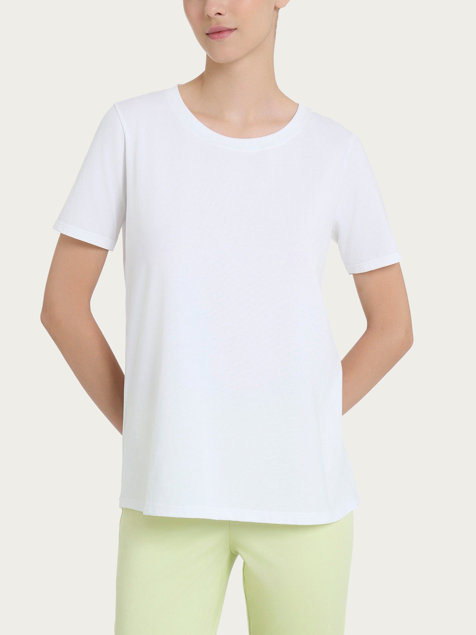 RAGNO Maglietta Girocollo Uomo/Donna In Slub Jersey Di Cotone, Art. Dn36t7, Vestibilità Regular, Morbida E Leggera - 4