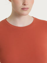 Maglietta girocollo chiuso in Ultralight Rossi Donna - Ragno