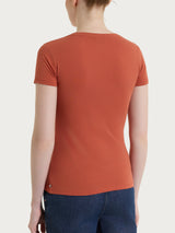 Maglietta girocollo chiuso in Ultralight Rossi Donna - Ragno