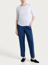 Maglietta tinta unita con manica 3/4 in Ultralight Bianchi Donna - Ragno