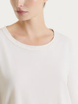 Maglietta tinta unita con manica 3/4 in Ultralight Bianchi Donna - Ragno