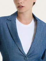 Blazer due bottoni in Light Denim Blu Donna - Ragno