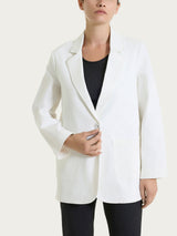 Blazer over destrutturato in Light Denim Bianchi Donna - Ragno