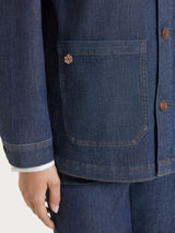 Giubbotto in Light Denim Viola Donna - Ragno