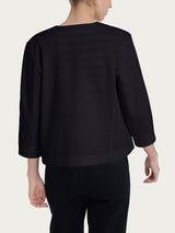 Giacca con bottoni in Light Denim Neri Donna - Ragno