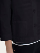 Giacca con bottoni in Light Denim Neri Donna - Ragno