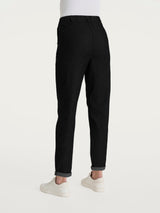 Jeans de corte acampanado con bolsillos en Light Denim Negro para mujer - Ragno