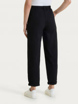 Jeans de corte acampanado con bolsillos en Light Denim Negro para mujer - Ragno