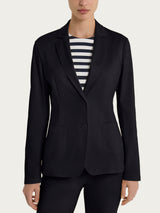 Blazer con due bottoni in Satin Power Neri Donna - Ragno