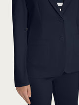 Blazer con due bottoni in Satin Power Blu Donna - Ragno