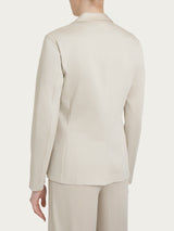 Blazer con due bottoni in Satin Power Bianchi Donna - Ragno