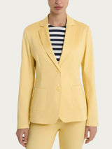 Blazer con due bottoni in Satin Power Gialli Donna - Ragno