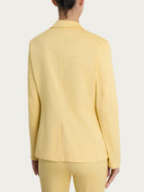 Blazer con due bottoni in Satin Power Gialli Donna - Ragno