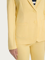 Blazer con due bottoni in Satin Power Gialli Donna - Ragno