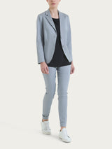 Blazer con due bottoni in Satin Power Grigi Donna - Ragno