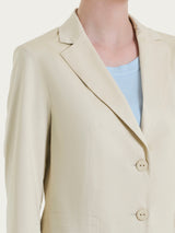 Blazer con due bottoni in Satin Power Marroni Donna - Ragno