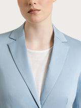 Blazer con due bottoni in Satin Power Azzurri Donna - Ragno