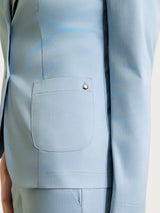 Blazer con due bottoni in Satin Power Azzurri Donna - Ragno