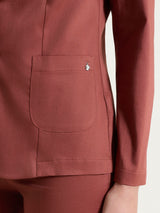 Blazer con due bottoni in Satin Power Marroni Donna - Ragno
