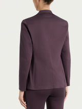 Blazer con due bottoni in Satin Power Viola Donna - Ragno