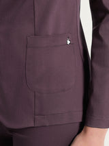Blazer con due bottoni in Satin Power Viola Donna - Ragno