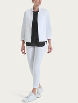 Blazer corto in Satin Power Bianchi Donna - Ragno