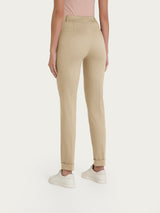 Pantalone chino slim con tasche in Satin Power Marroni Donna - Ragno