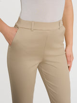 Pantalone chino slim con tasche in Satin Power Marroni Donna - Ragno