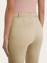 Pantalone chino slim con tasche in Satin Power Marroni Donna - Ragno