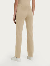 Pantalone dritto con tasche in Satin Power Marroni Donna - Ragno