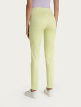 Pantalone a sigaretta con spacchetti in Satin Power Verdi Donna - Ragno