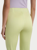 Pantalone a sigaretta con spacchetti in Satin Power Verdi Donna - Ragno