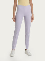 Pantalone a sigaretta con spacchetti in Satin Power Rosa Donna - Ragno