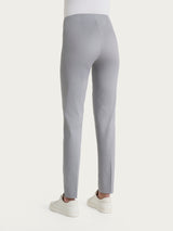 Pantalone a sigaretta con spacchetti in Satin Power Grigi Donna - Ragno