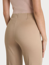 Pantalone a sigaretta con spacchetti in Satin Power Marroni Donna - Ragno