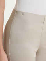 Pantalone a sigaretta con spacchetti in Satin Power Marroni Donna - Ragno