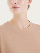 Maglietta con manica over in Slub Jersey Marroni Donna - Ragno