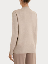 Jersey asimétrico con cuello en V de Super Soft Grigi para mujer - Ragno