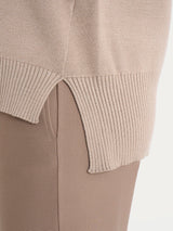 Maglia smanicata in Super Soft Marroni Donna - Ragno