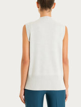 Maglia smanicata in Super Soft Bianchi Donna - Ragno